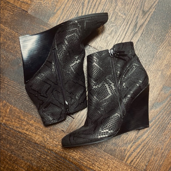 Fergie Wedge Booties - Picture 1 of 5